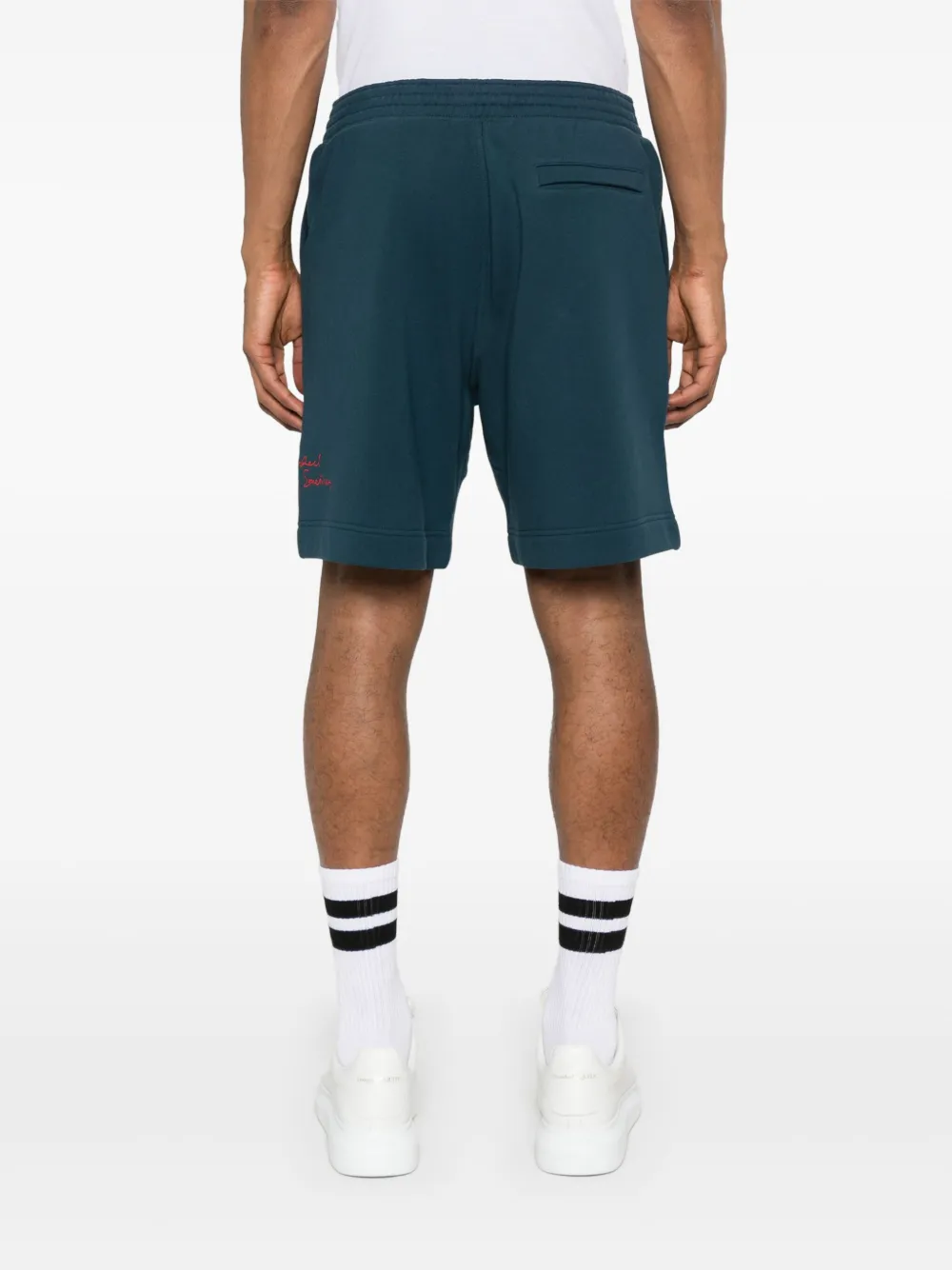 Givenchy shorts met borduurwerk Blauw