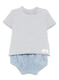 TEDDY & MINOU striped shorts set - Blue
