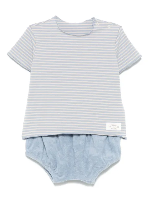 TEDDY & MINOU set de shorts con motivo de rayas