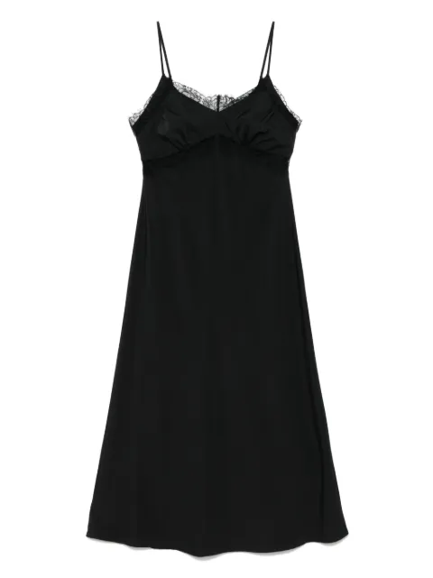 Vivetta vestido midi con ribete de encaje