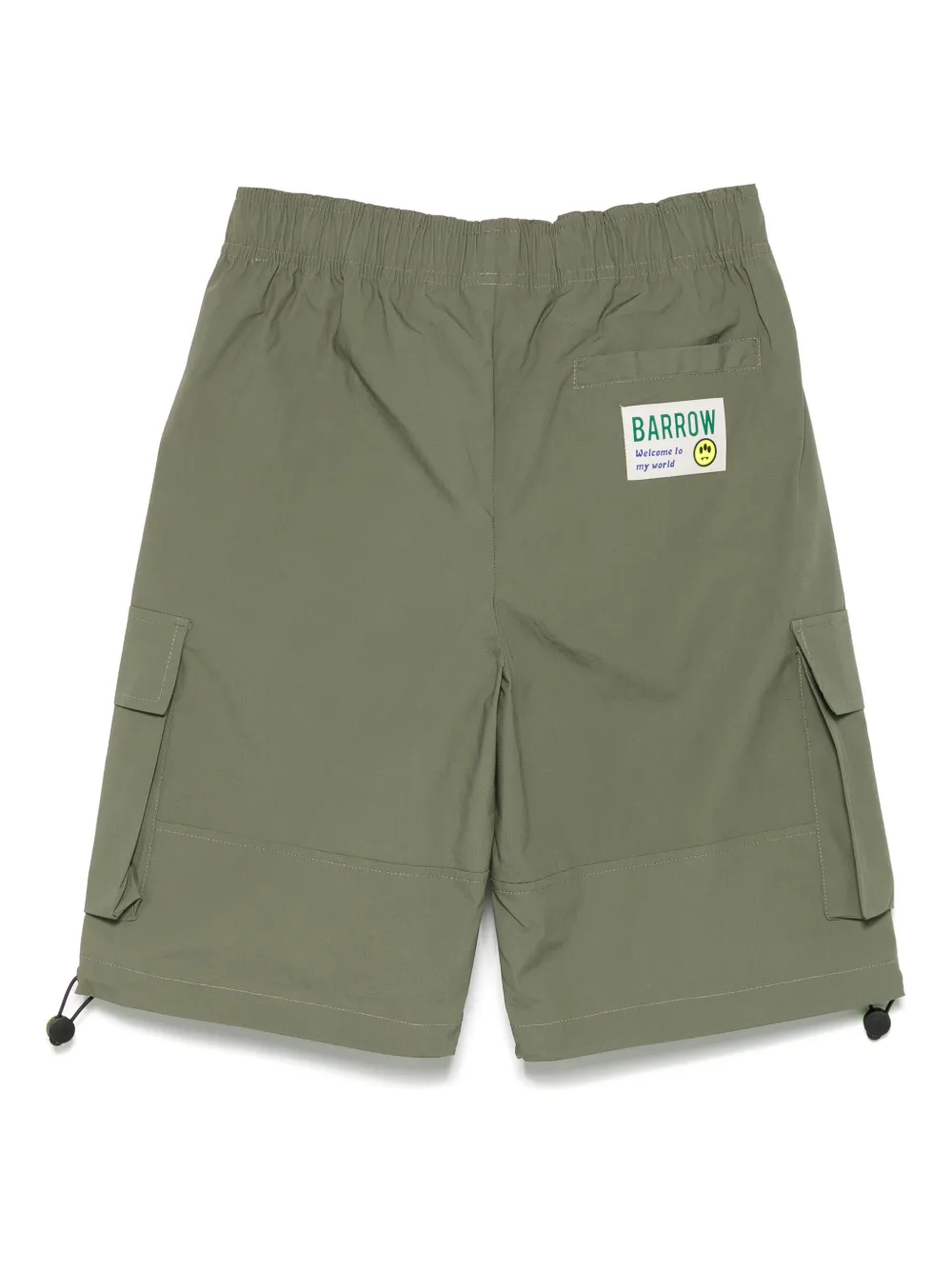 Barrow kids Popeline cargo shorts Groen