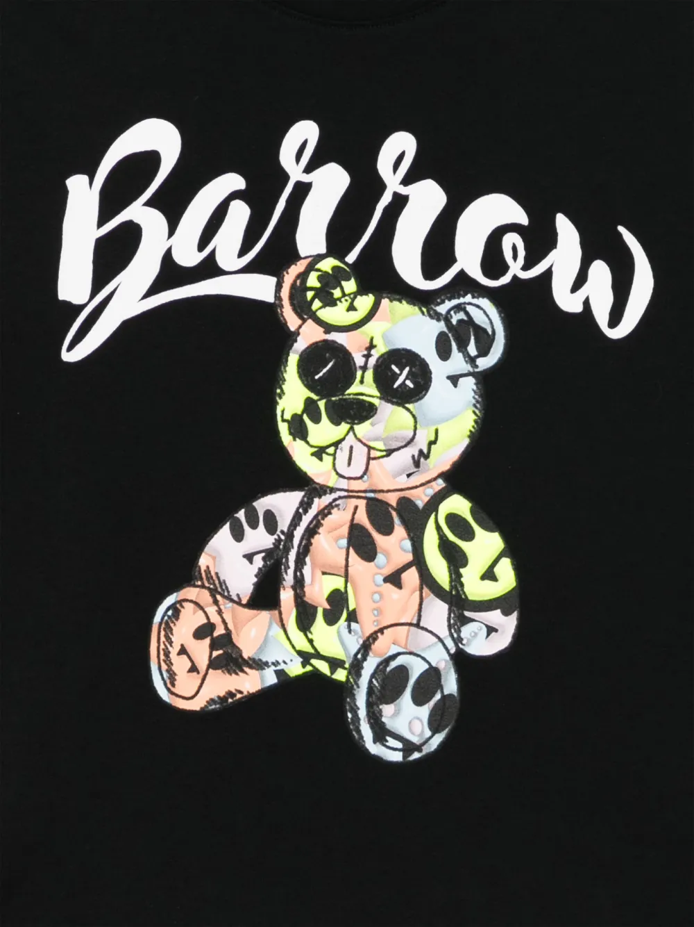 Barrow kids T-shirt met print Zwart