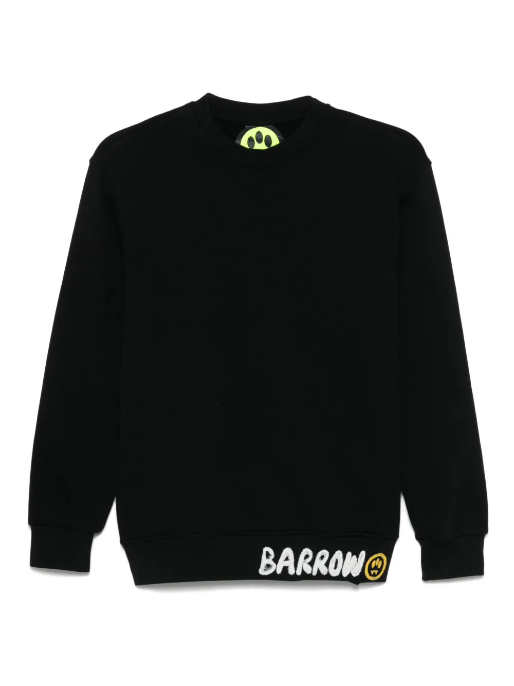 Barrow kids Sweater met logoprint Zwart
