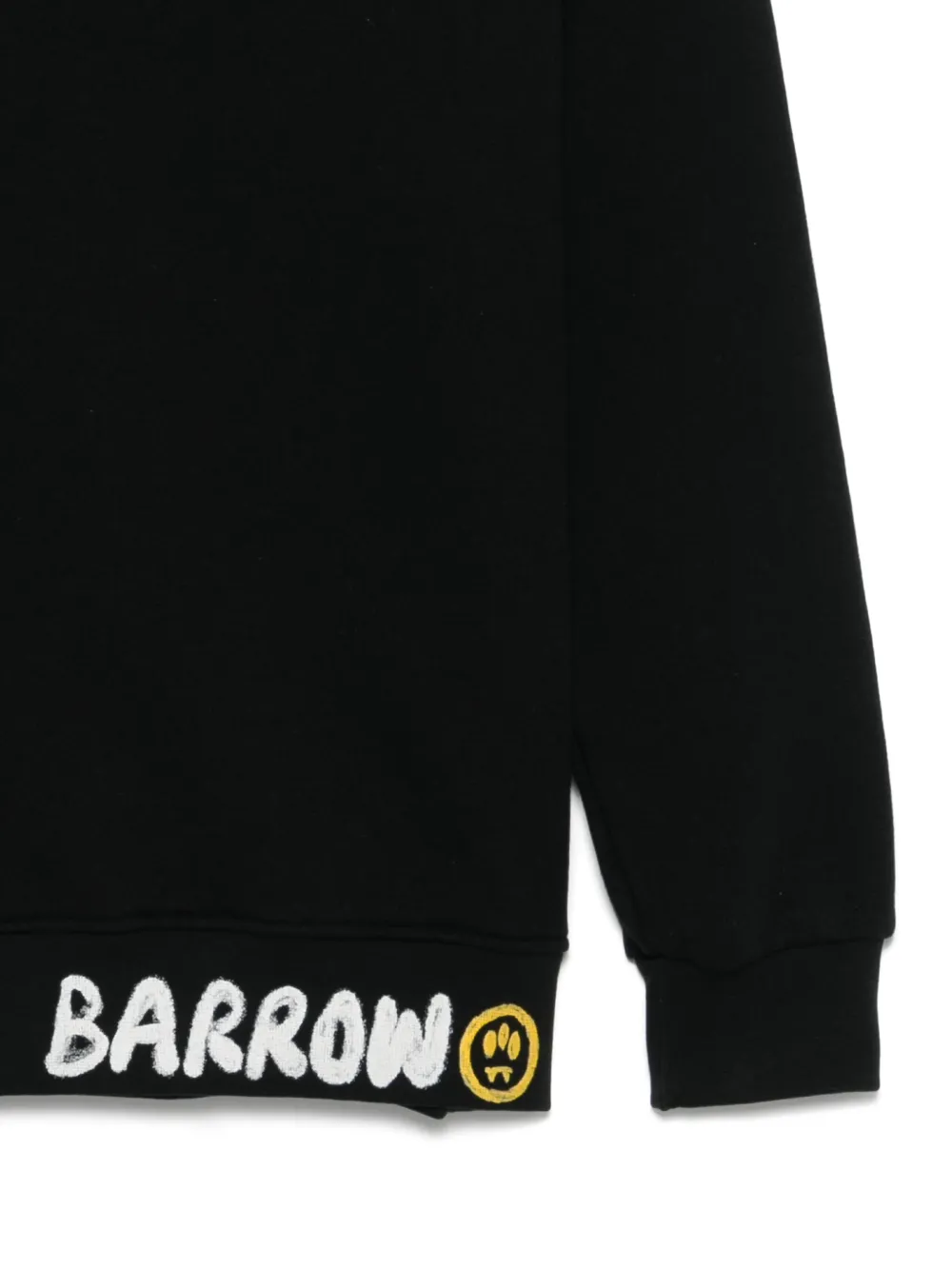 Barrow kids Sweater met logoprint Zwart