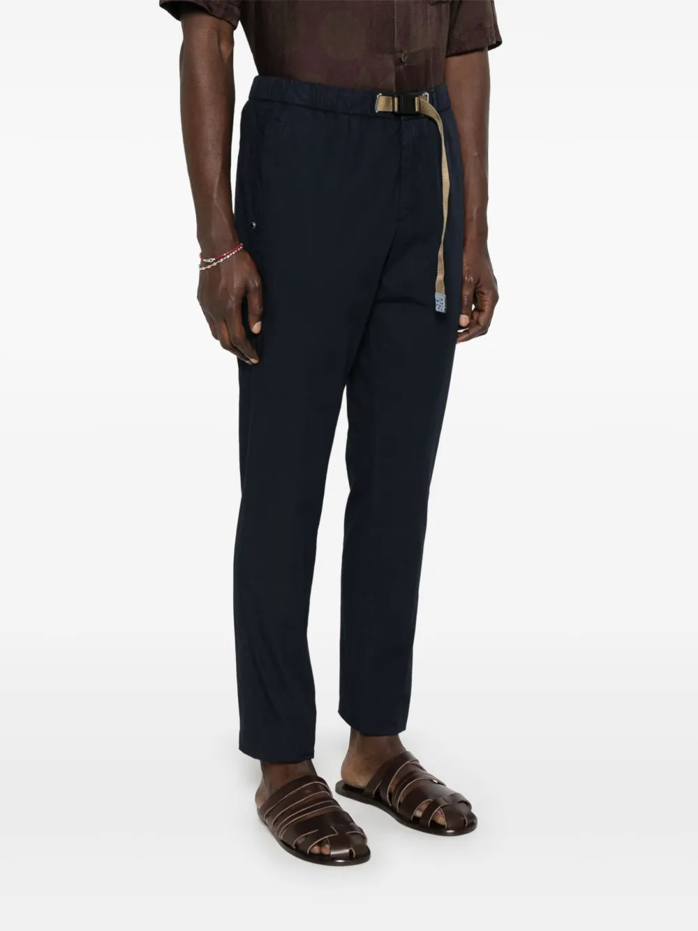 White Sand Broek met ceintuur Blauw