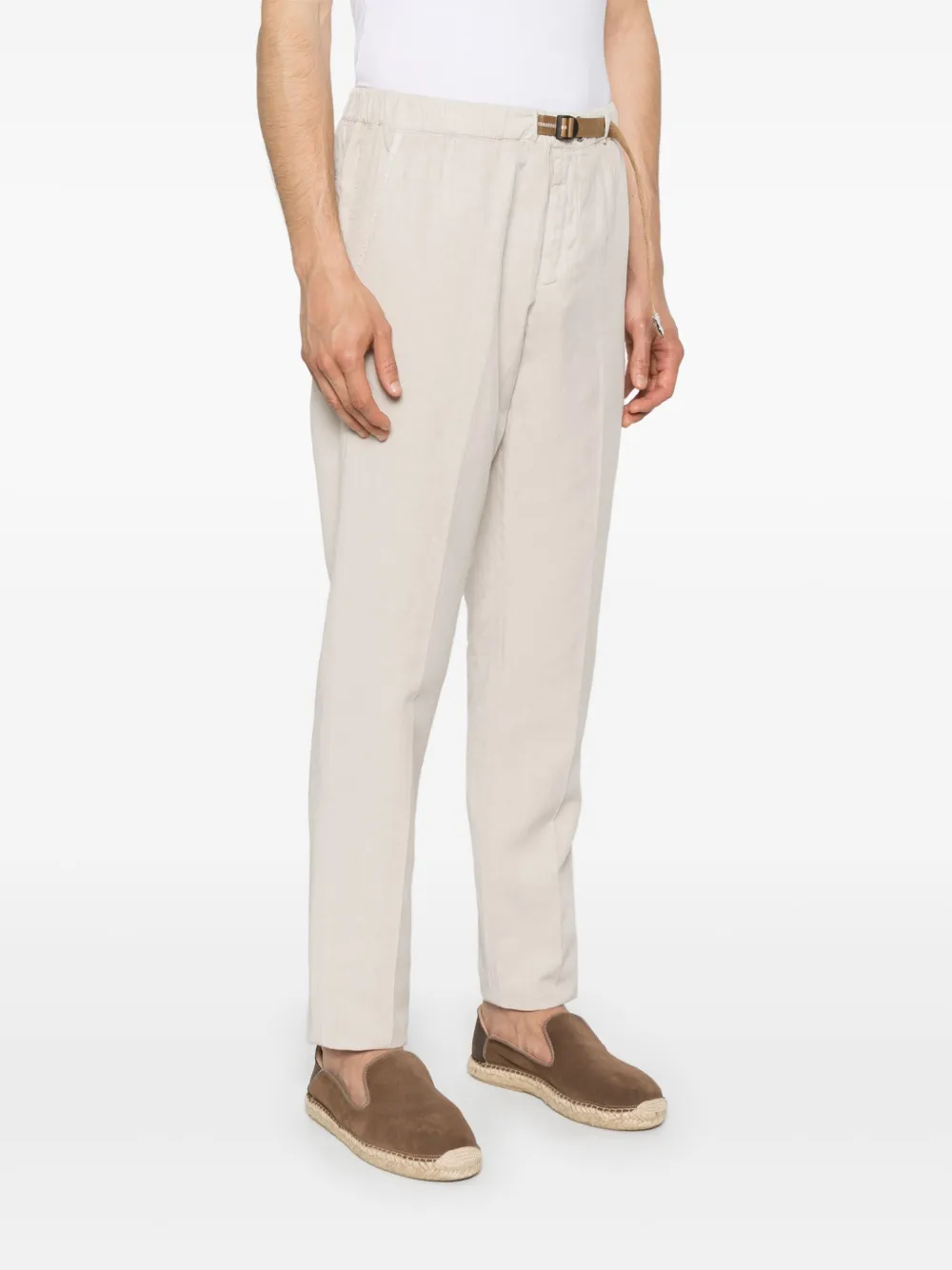 White Sand Broek met ceintuur Beige