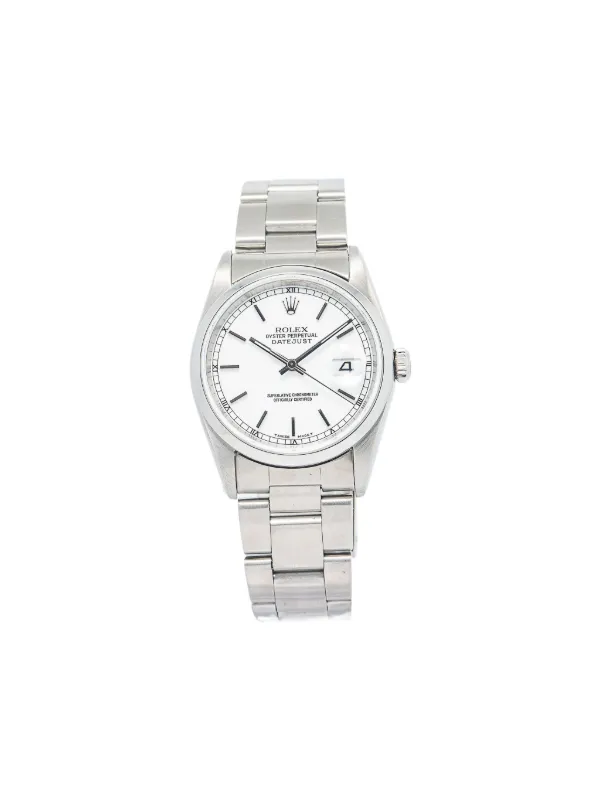 Rolex プレオウンド オイスター パーペチュアル 34mm | ホワイト