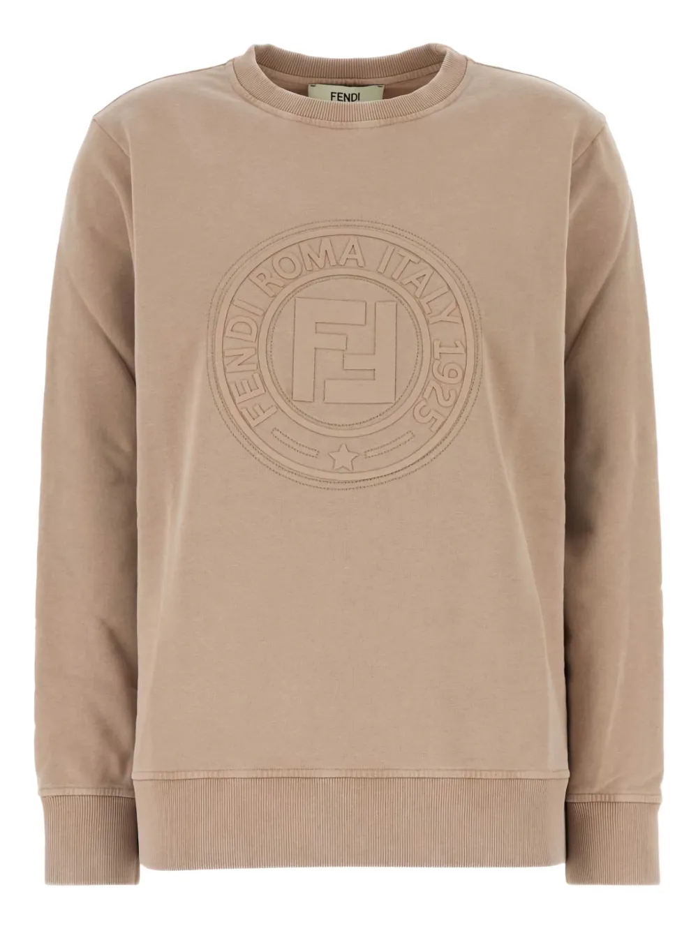 FENDI sudadera estampada | marrón | Image 1