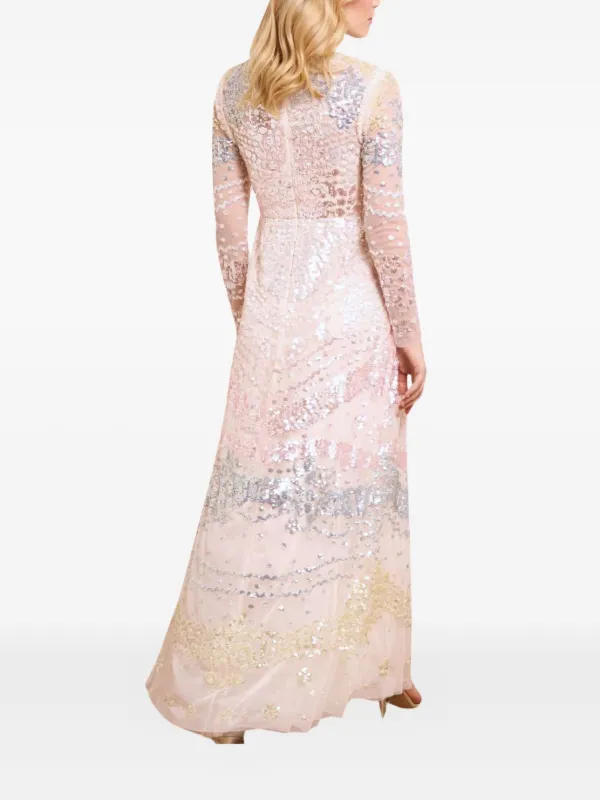 Needle & Thread Angeline ドレス | ニュートラル | FARFETCH JP