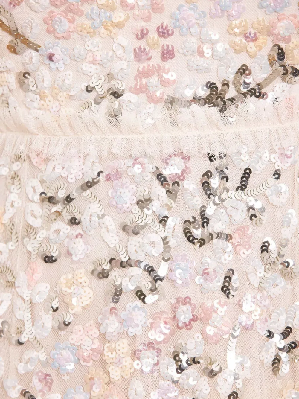 Needle & Thread Dream Garland avondjurk Beige