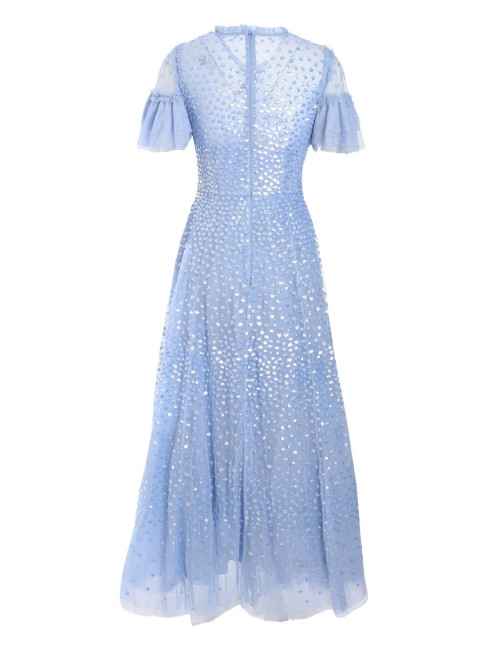 Needle & Thread Scattor Dot avondjurk Blauw