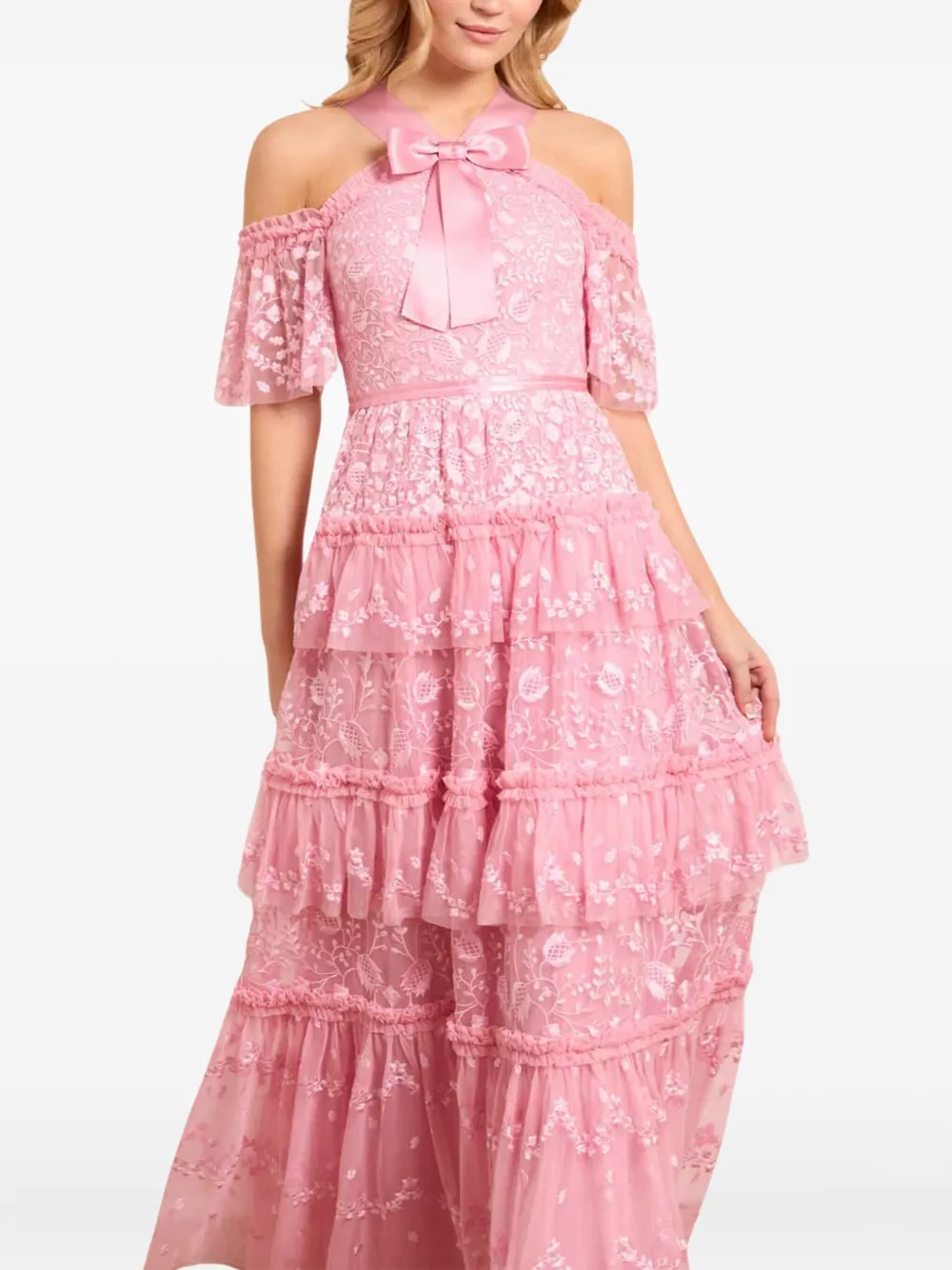 Needle & Thread Primrose avondjurk Roze