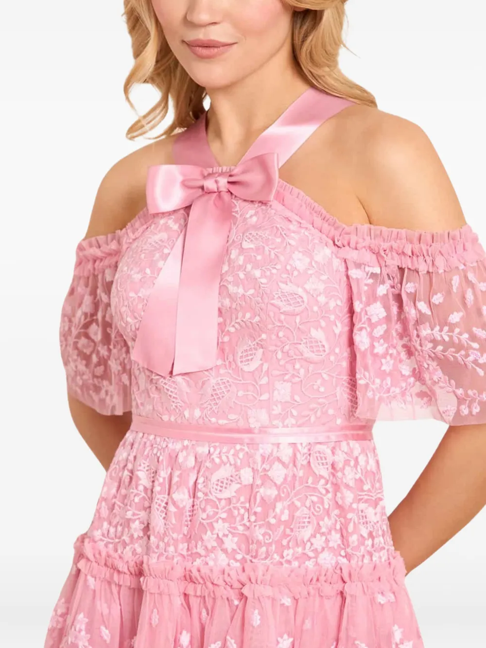 Needle & Thread Primrose avondjurk Roze