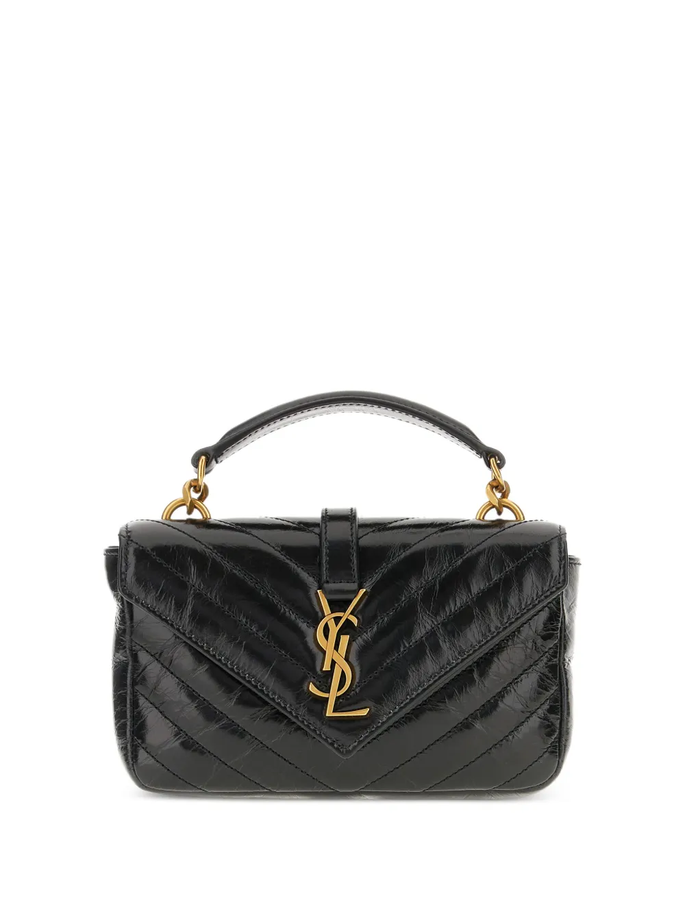 Saint Laurent College mini-shopper Zwart