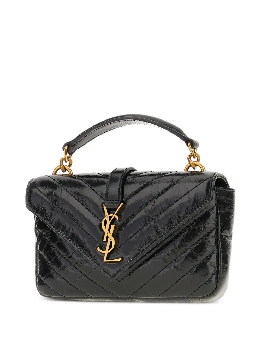 Saint Laurent College mini-shopper Zwart
