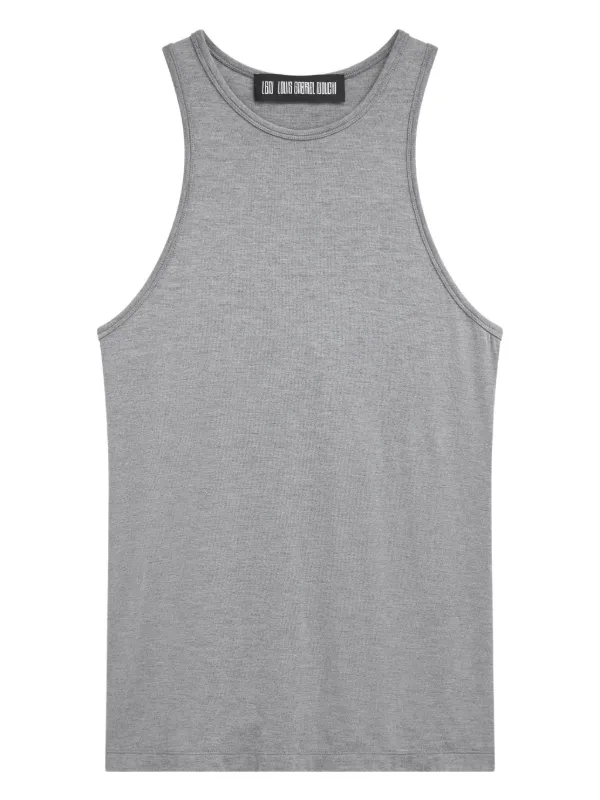 LGN LOUIS GABRIEL NOUCHI cross-back Tank Top | Grey | FARFETCH