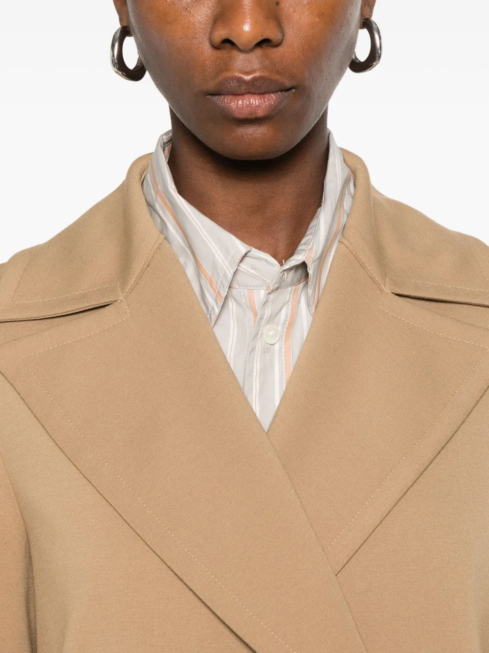 Harris Wharf London Double-breasted Jacket In Neutral