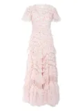 Needle & Thread Rose Ditsy gown - Pink