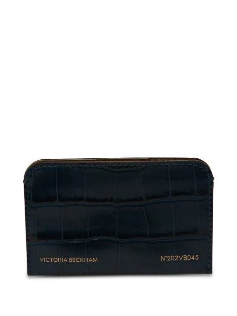 Victoria Beckham crocodile-embossed cardholder