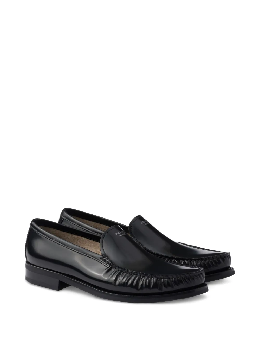 Prada brushed-leather loafers | Image 2