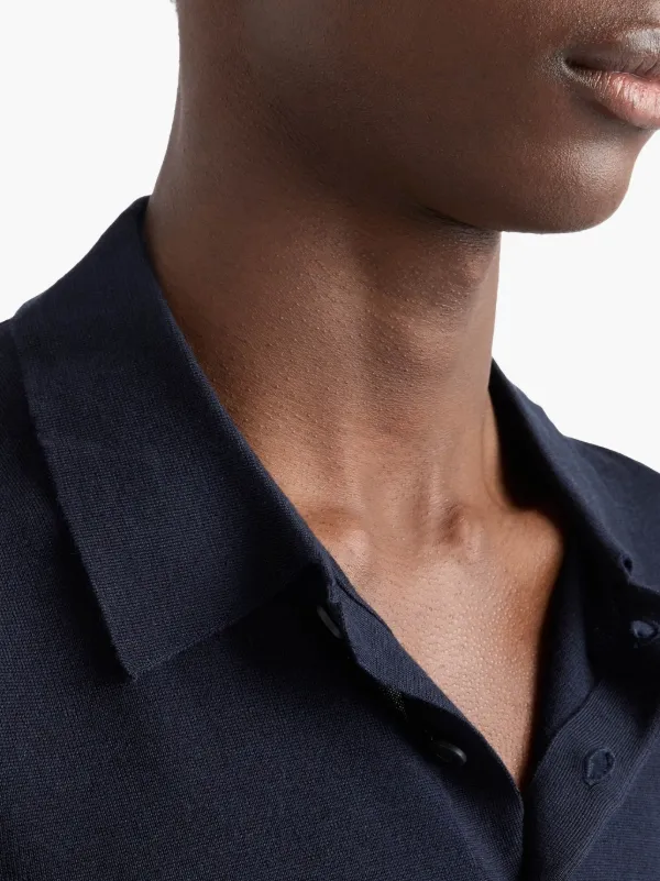 プラダ　ニットポロ Prada Men's Mesh Knit Polo Shirt - Bergdorf Goodman
