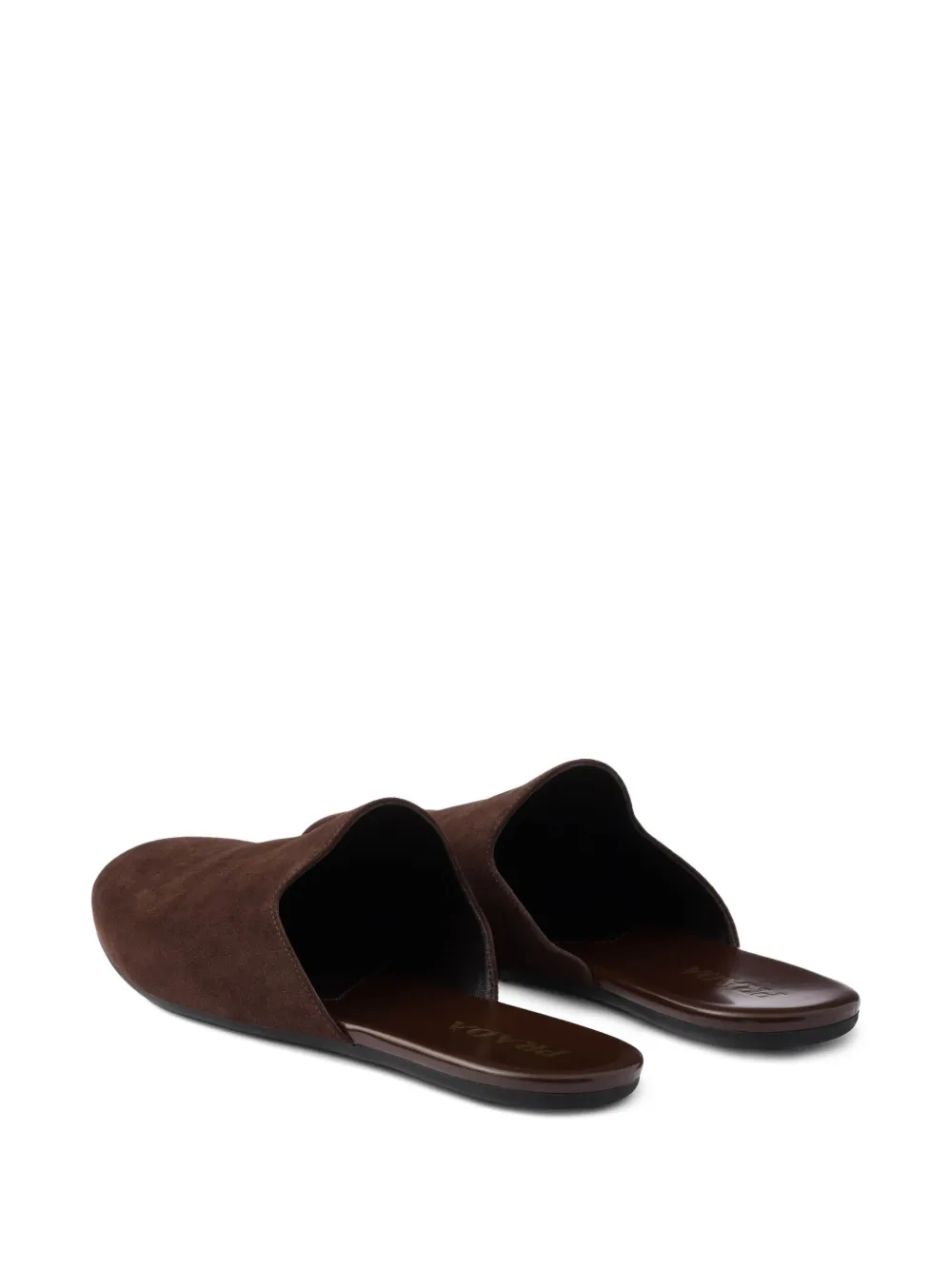 Prada Suède slippers Bruin