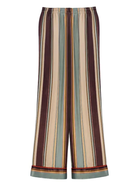 Sleeper pantalones rectos con rayas estampadas