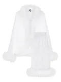 Sleeper Afrodita sheer lounge set - White