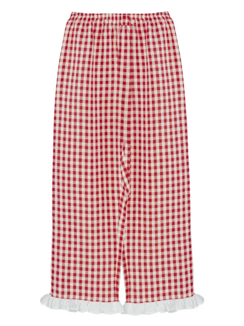 Sleeper checked pyjama bottoms