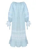 Sleeper checked midi dress - Blue