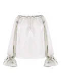 Sleeper Cha-Cha lounge blouse - Neutrals