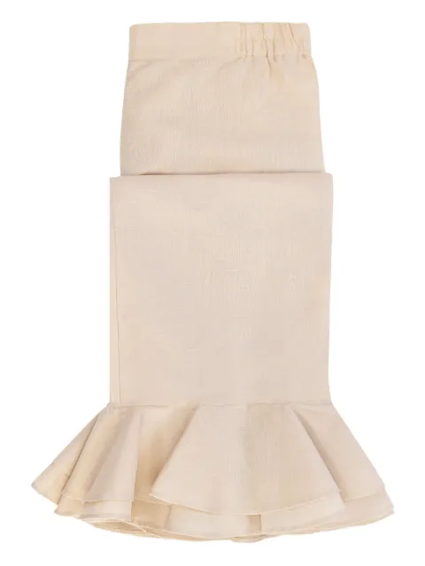 Sleeper pantalones con dobladillo peplum