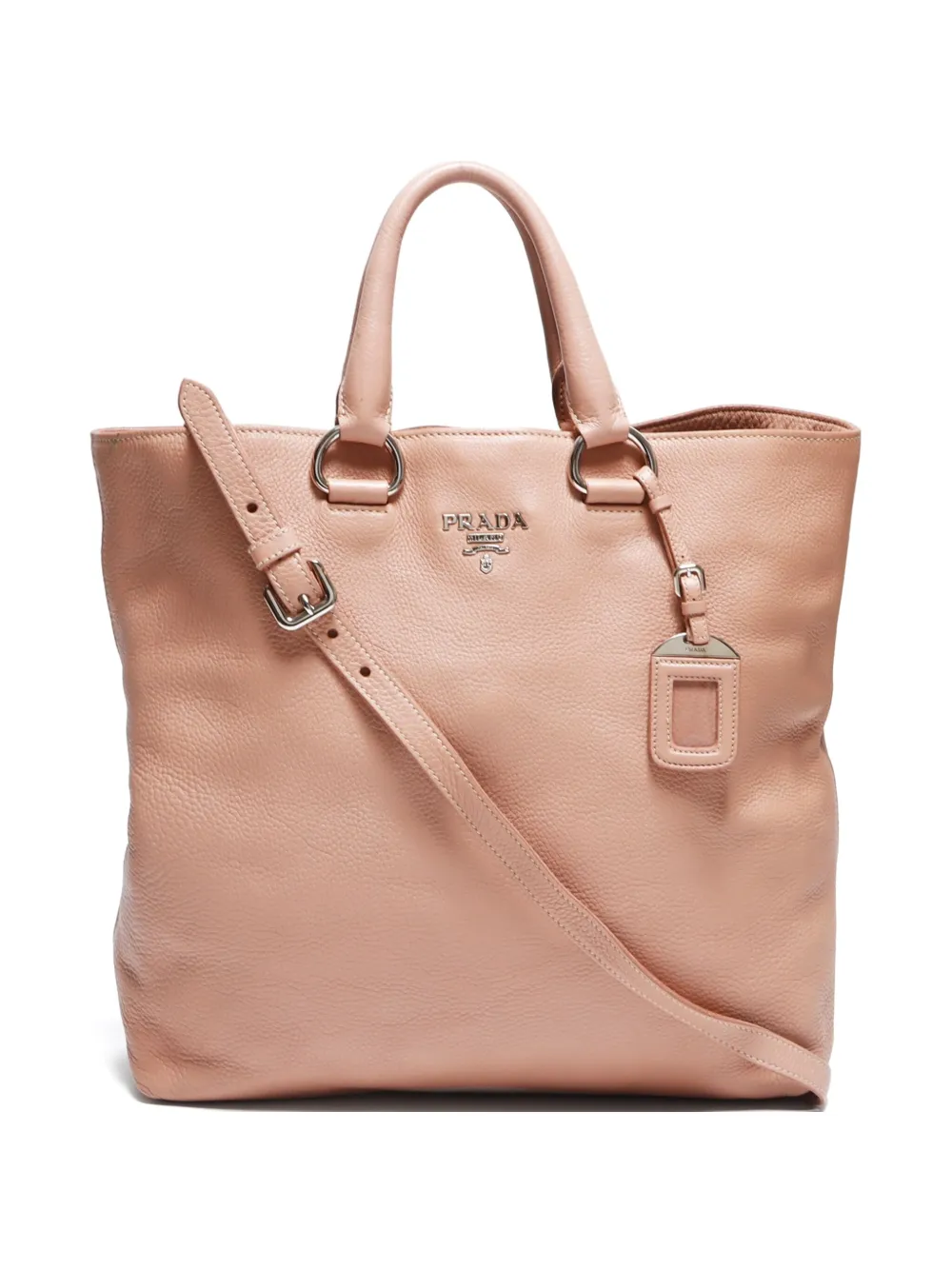 Prada Pre-Owned 2000-2020 logo-lettering two-way handbag - ピンク Prada Pre-Owned 2000-2020 logo-lettering two-way handbag - ピンク