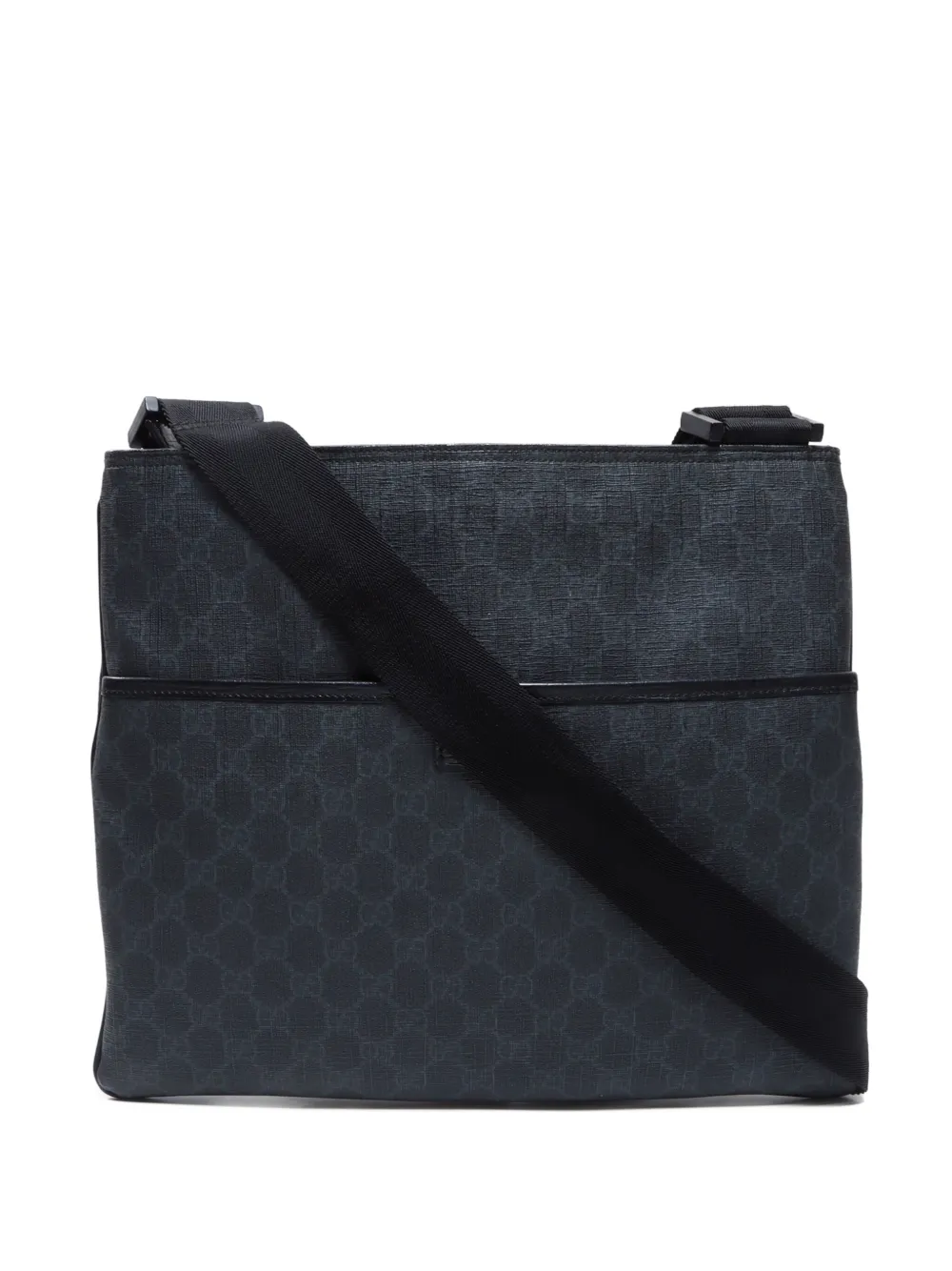 Gucci Pre-Owned 2010-2025 GG Plus メッセンジャーバッグ - ブラック Gucci Pre-Owned 2010-2025 GG Plus メッセンジャーバッグ - ブラック
