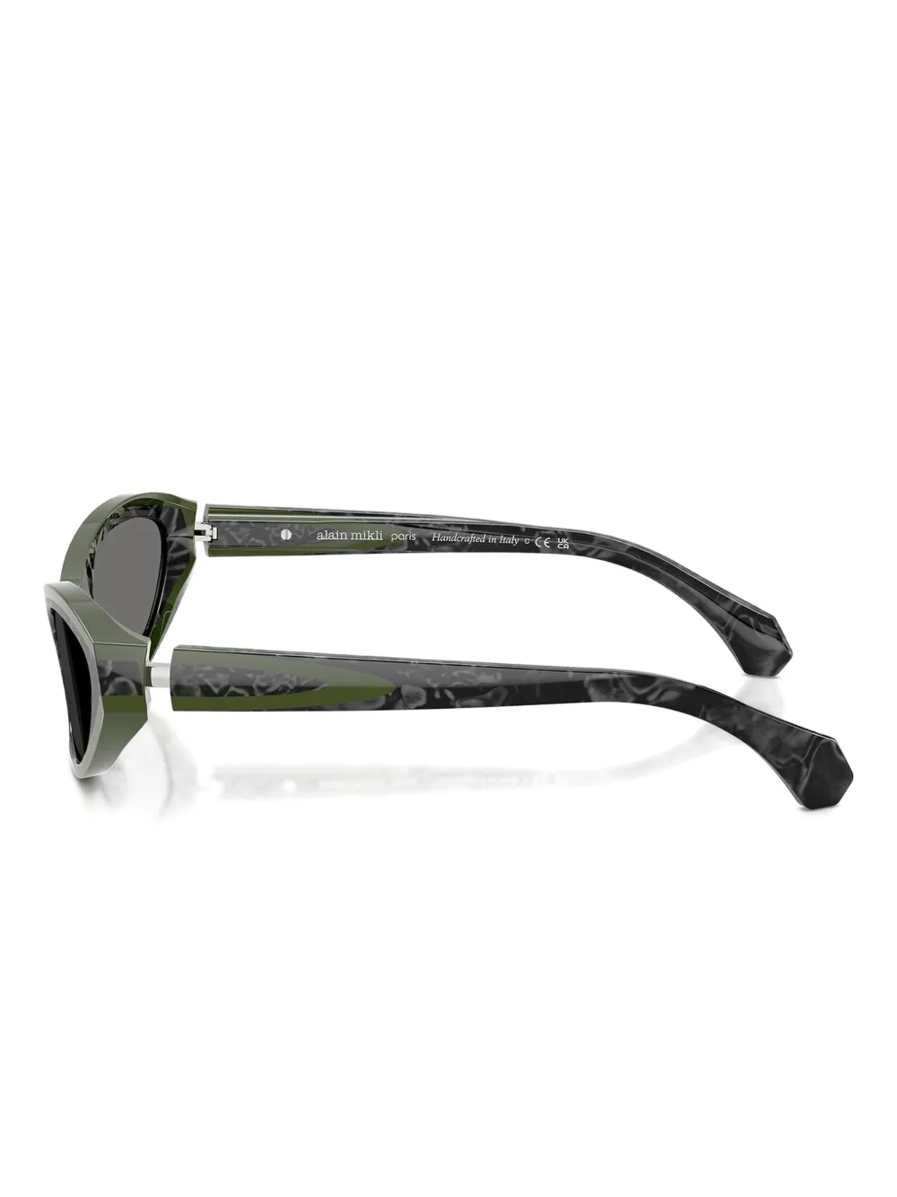 Alain Mikli Zonnebril met cat-eye montuur Zwart
