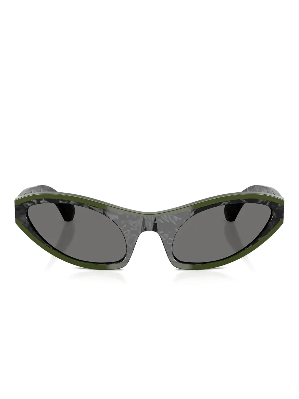 Alain Mikli Zonnebril met cat-eye montuur Zwart