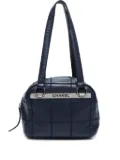 CHANEL Pre-Owned 2004-2005 Choco Bar shoulder bag - Blue