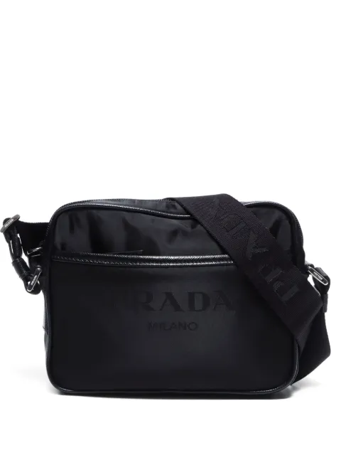 Prada Pre-Owned 2010s logo-jacquard shoulder bag