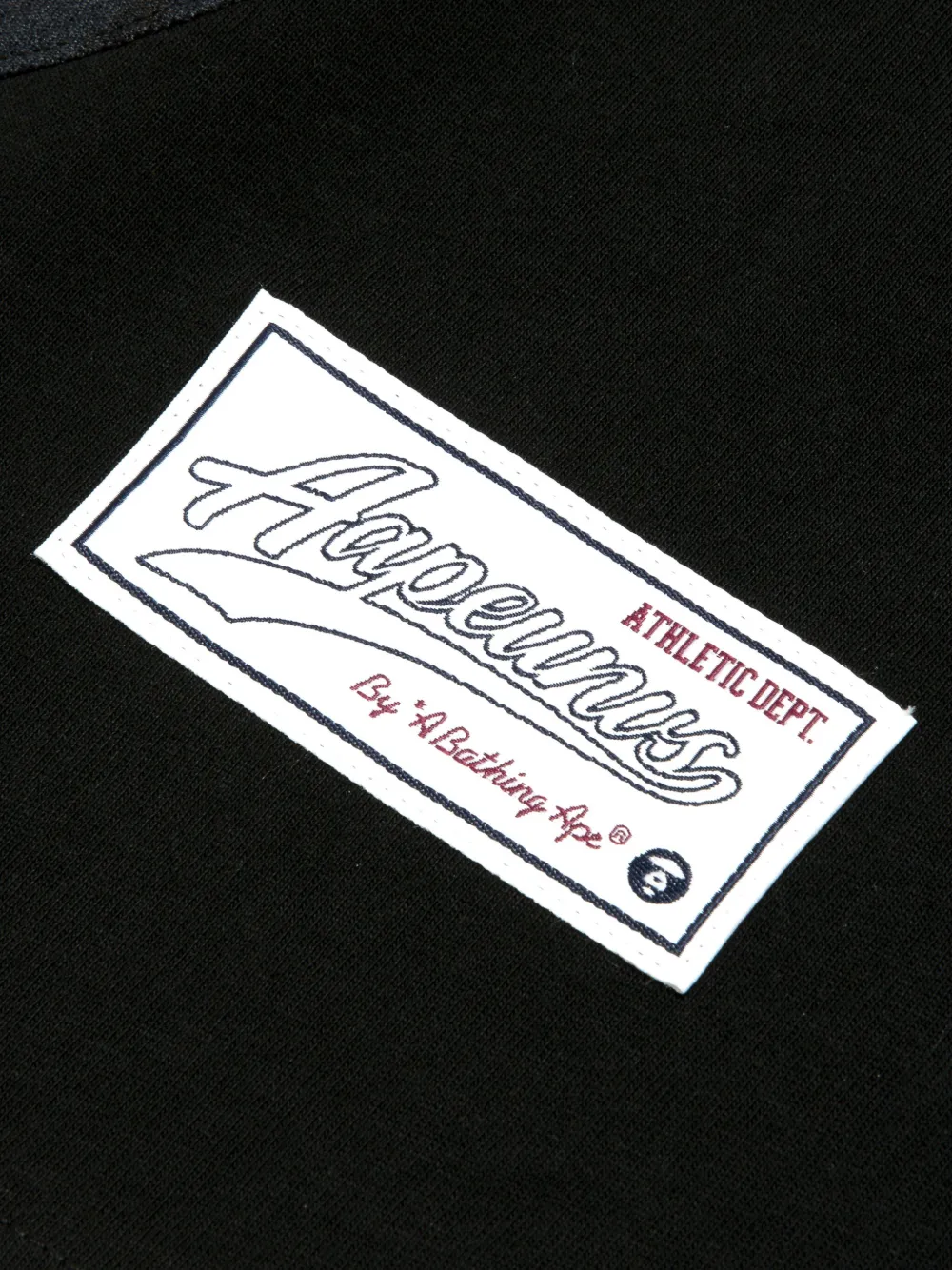 AAPE BY *A BATHING APE T-shirt met logoprint Zwart