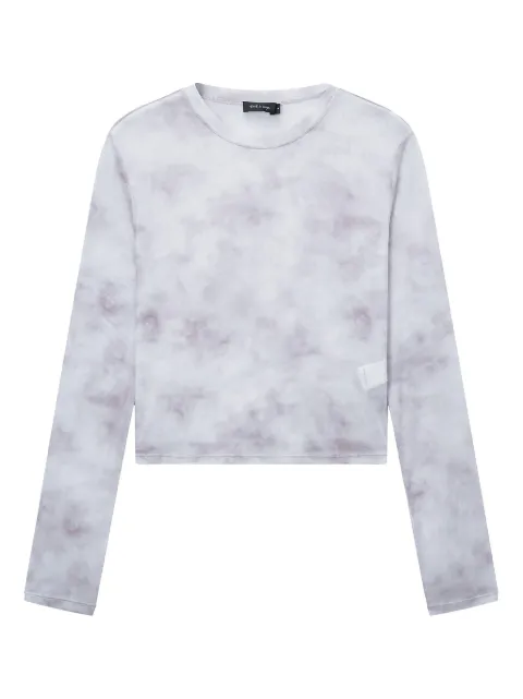 tout a coup playera con estampado tie-dye
