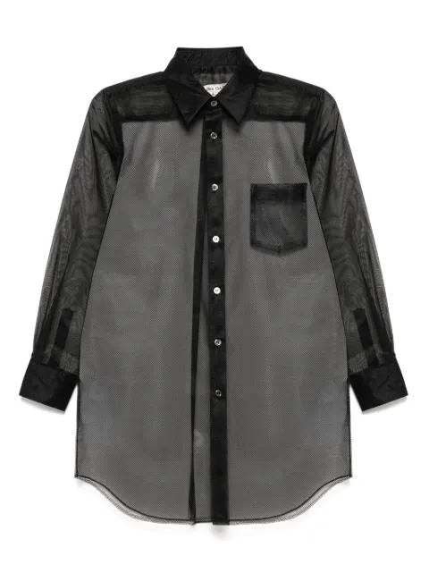 Comme Des Garçons قميص بأكمام طويلة