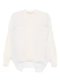 Comme Des Garçons wool cardigan - Neutrals