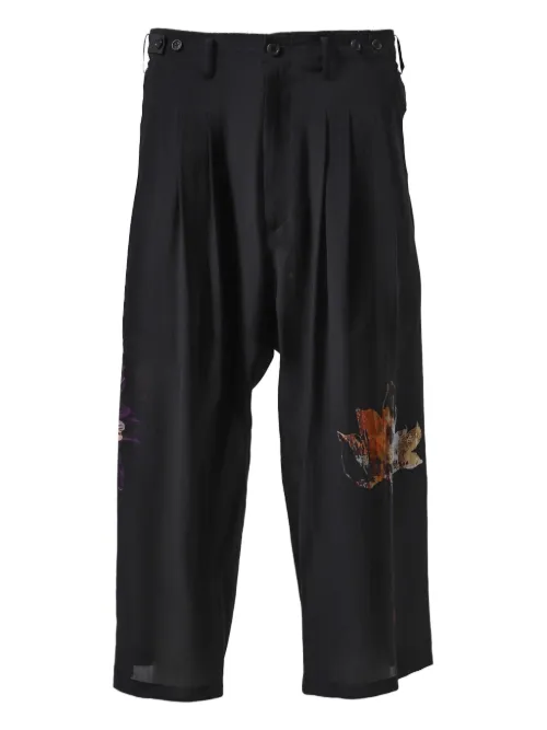 Pantalon en soie à coupe ample - Yohji Yamamoto - Modalova