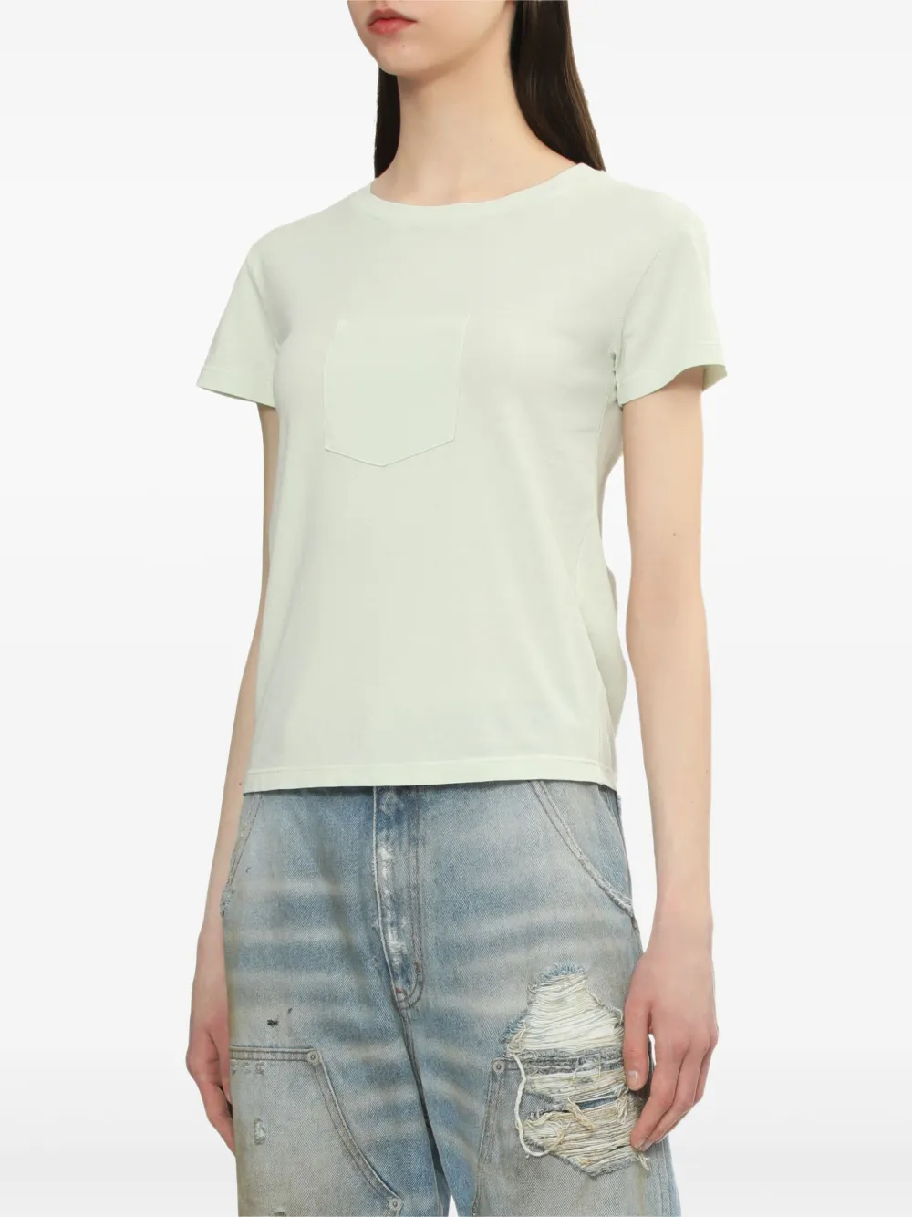 MM6 Maison Margiela T-shirt met zakdetail Groen