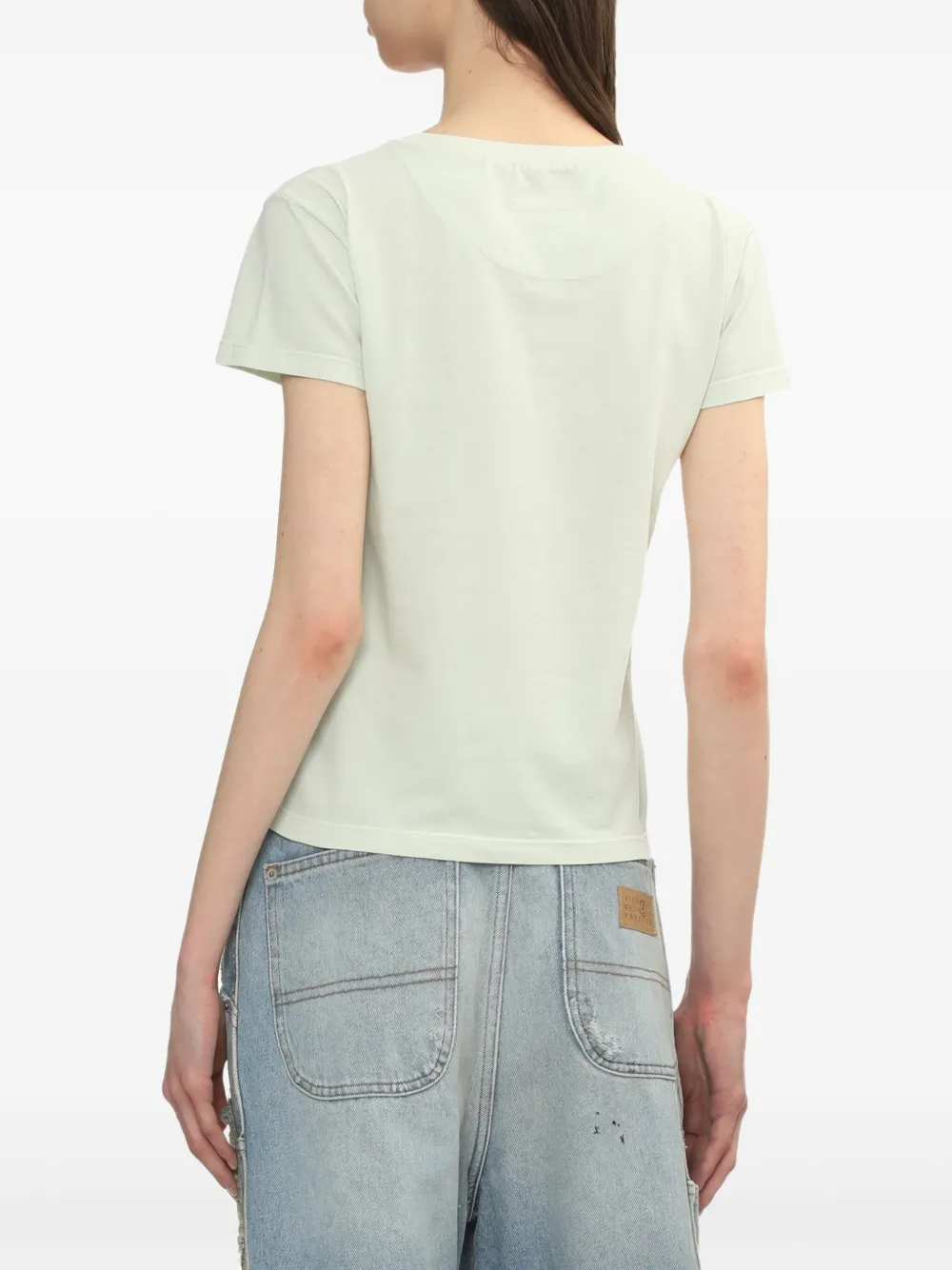 MM6 Maison Margiela T-shirt met zakdetail Groen