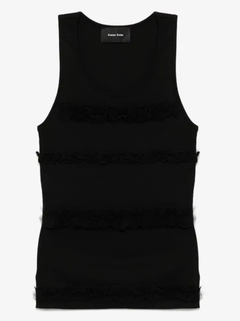 Simone Rocha ruffled frilled tank top