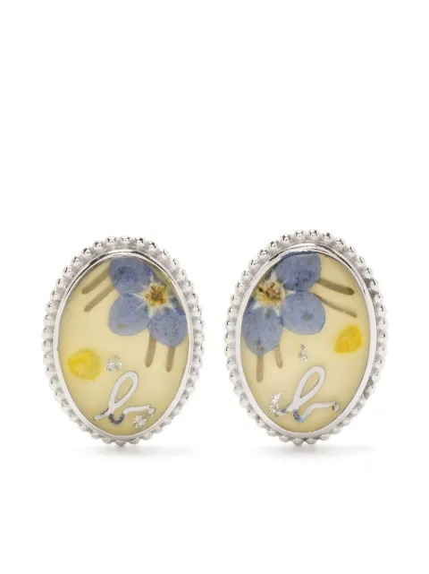 agnès b.  Garden of dreams oval stud
