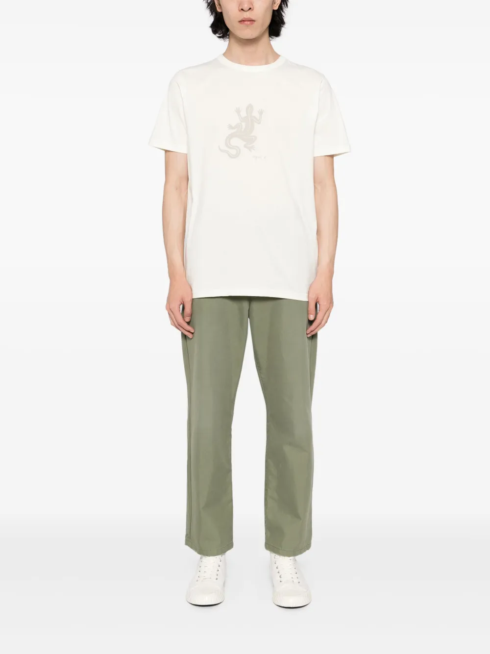 agnès b.  playera con estampado de lagarto | Playeras | Image 2