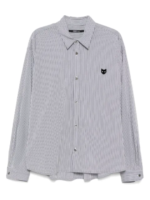 ZZERO BY SONGZIO curved-cut cropped shirt