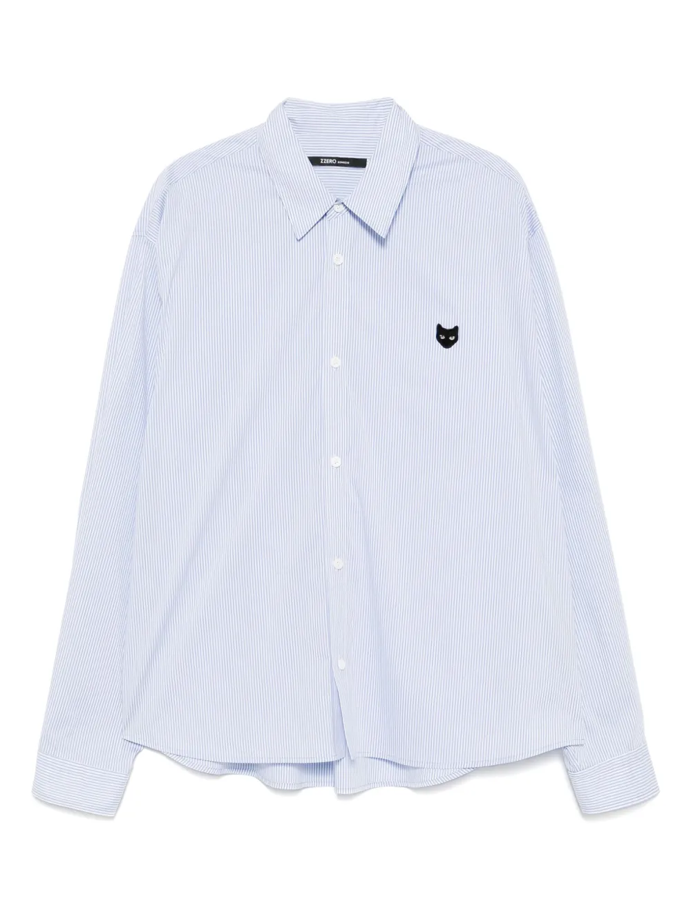 ZZERO BY SONGZIO camisa corta con diseño curvo | azul | Image 1